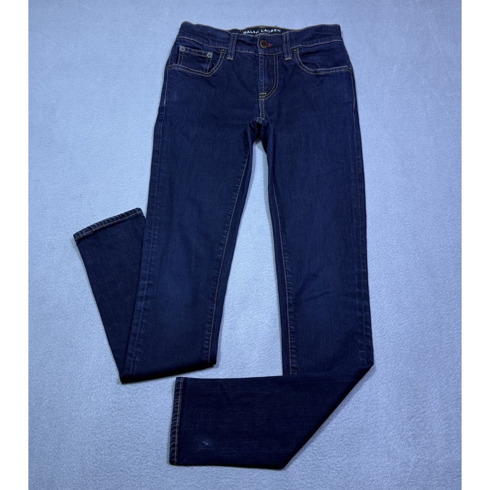 Ralph Lauren Jeans Womens 26x30 Black Label 105 Skinny Made In Italy Normcore